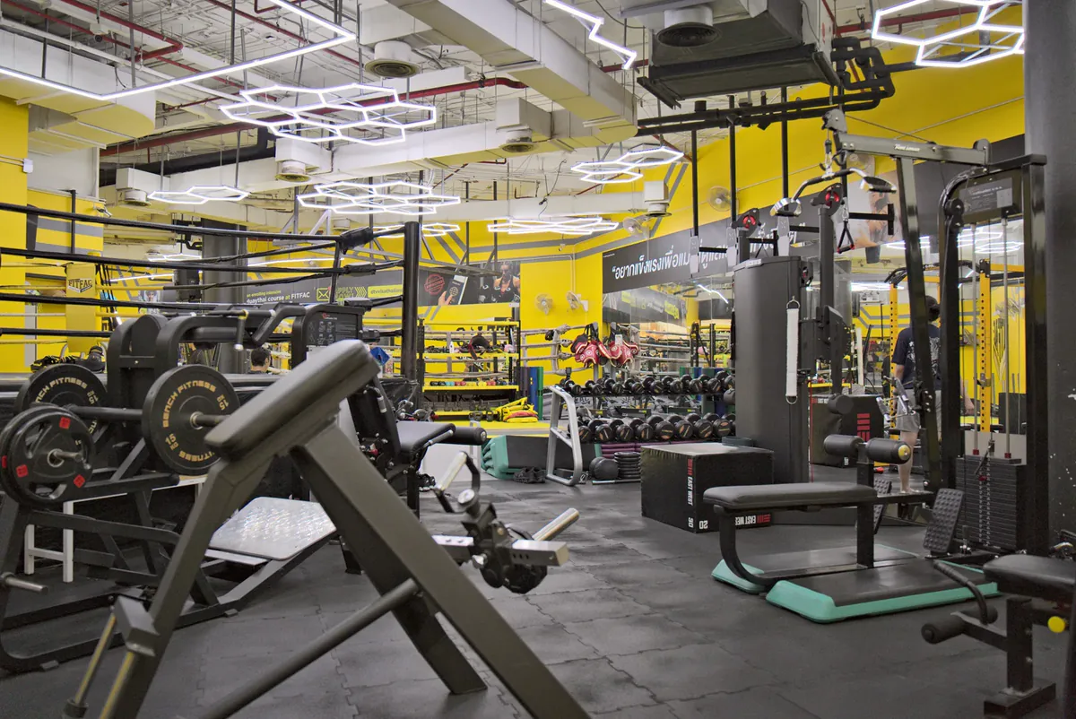 L'espace des machines de musculation — FITFAC Ekkamai