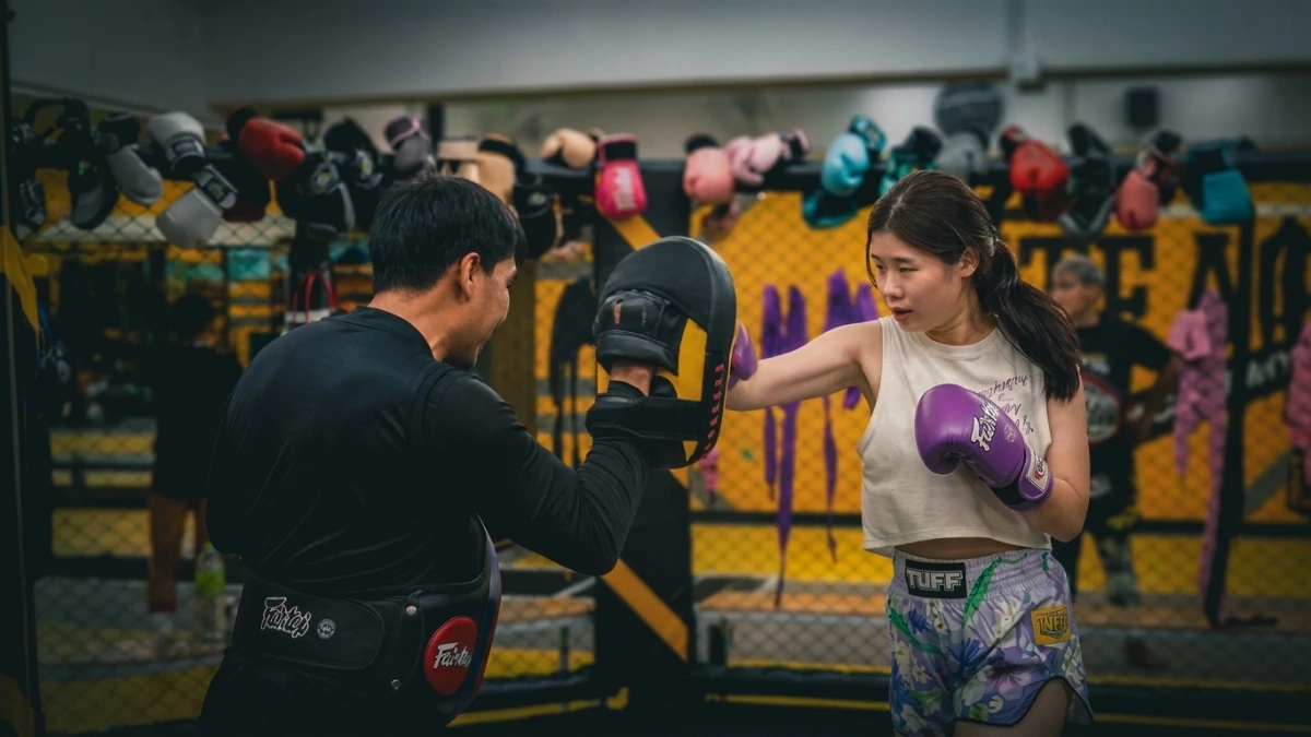เรียนมวยตัวต่อตัวกับครู FITFAC
